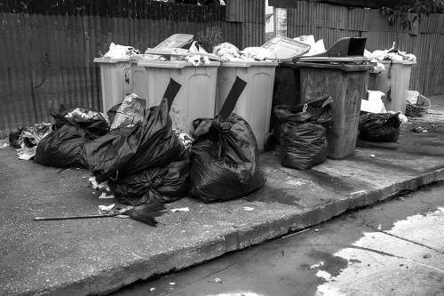 House clearance professionals sorting items in Barbican