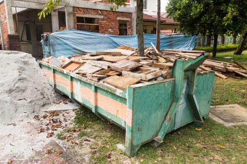 Skip bin service at Barbican showcasing different skip sizes