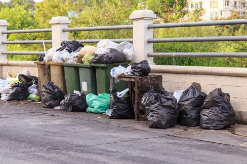 Commercial skip hire services in Barbican